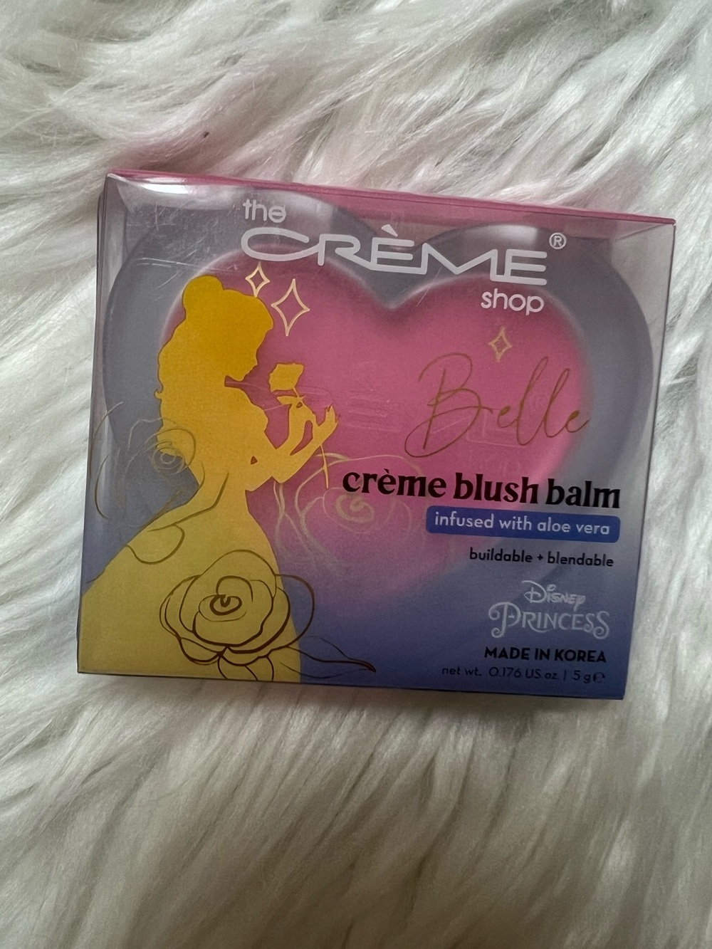 5/$35 NIB The Creme Shop - Disney Princess Belle - "Enchanted Rose" Crème Blush